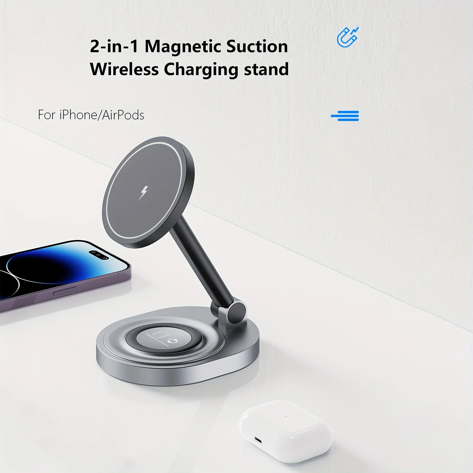 2 In 1 Magnetic Wireless Charg - Smartwatch Watches For Iphone avis et prix