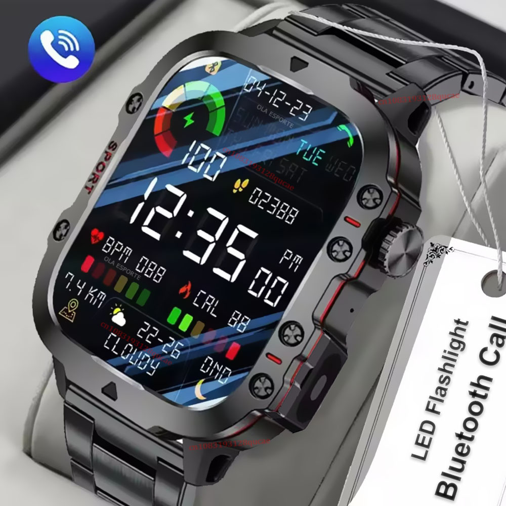 2026 New Military Smart Watch  - Smartwatch Health Watches For Men avis et prix