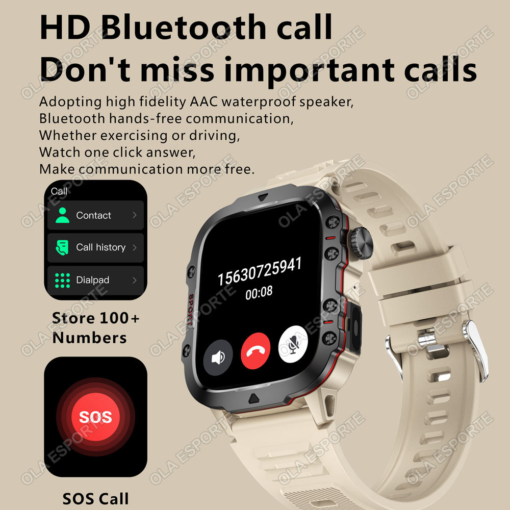 2026 New Military Smart Watch  - Smartwatch Health Watches For Men avis et prix