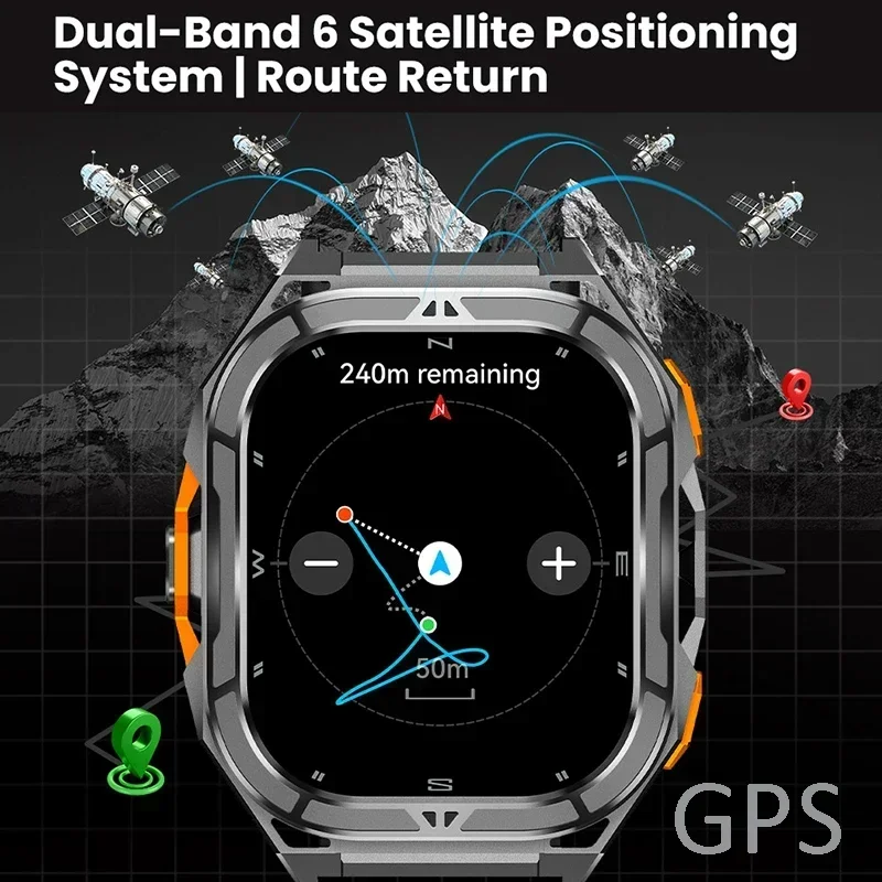 Luxury AMOLED Smartwatch Real  - Smartwatch Health Watches For Men avis et prix