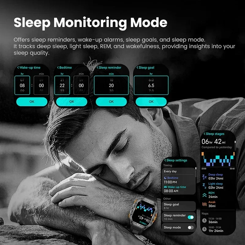 Luxury AMOLED Smartwatch Real  - Smartwatch Health Watches For Men avis et prix