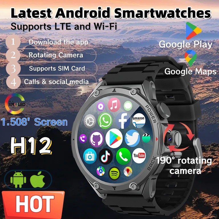 Latest Model H12 Smart Watch 4 - Smartwatch Latest Watches For Men avis et prix