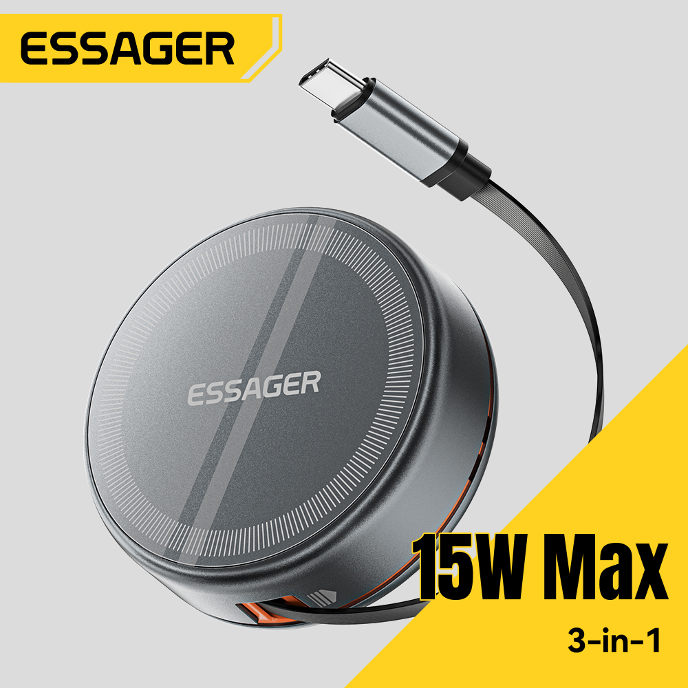 Essager 15W 3 in 1 Magnetic Wi - Smartwatch Watches For Iphone avis et prix