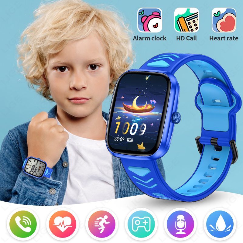 LIGE 2026 Kids Smart Watch Chi - Smartwatch Watches For Kid Boy Waterproof avis et prix