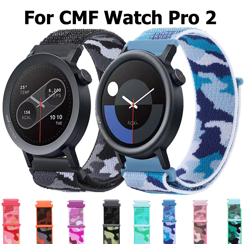 22mm Camouflage Nylon Loop For - Smartwatch Nothing Watches avis et prix