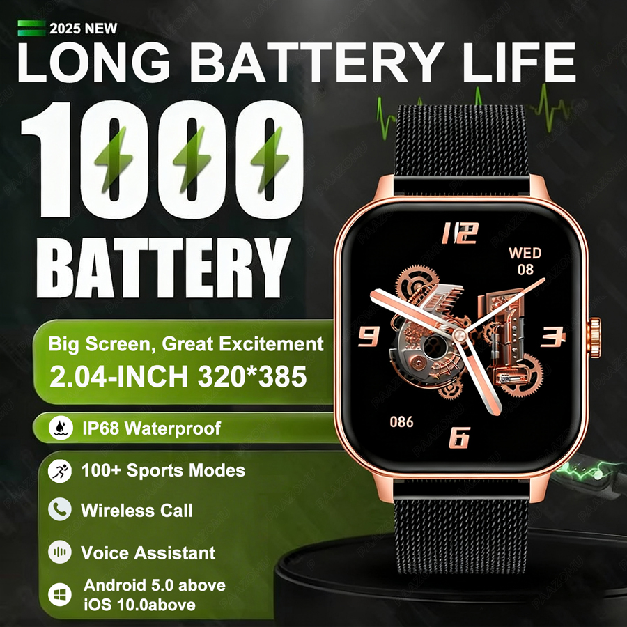 1000mAh Ultra Battery Sports S - Smartwatch Health Watches For Men avis et prix