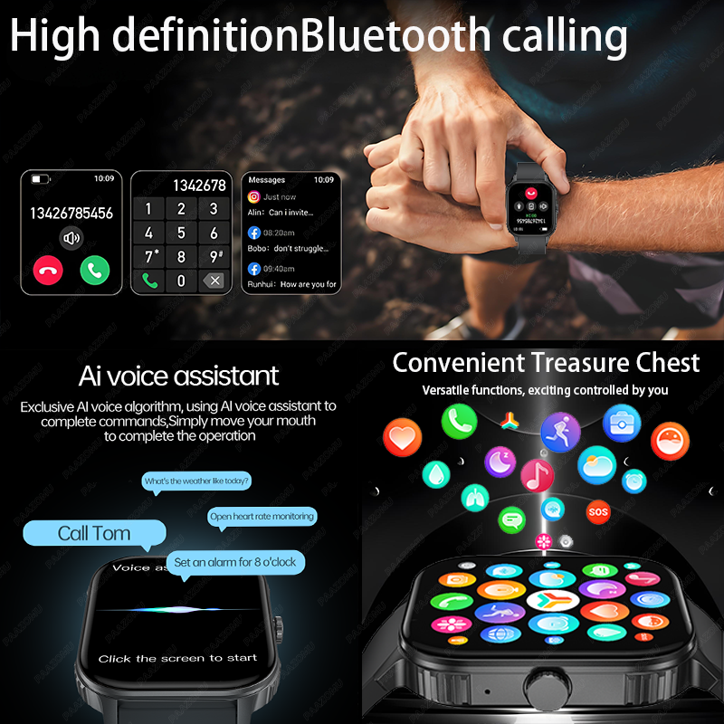 1000mAh Ultra Battery Sports S - Smartwatch Health Watches For Men avis et prix