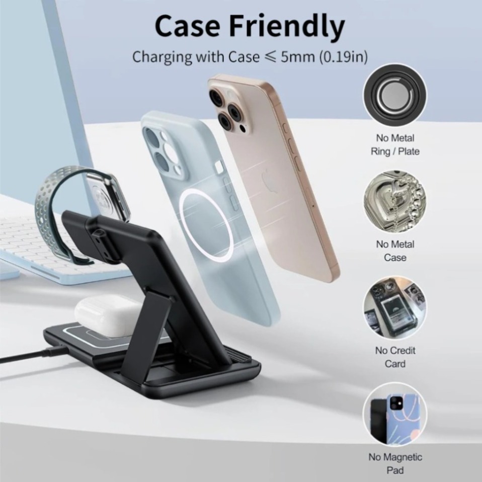 Night LED Light 3 In 1 Wireles - Smartwatch Watches For Iphone avis et prix