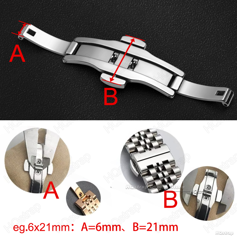 6mmx19/21/23/25mm Butterfly Bu - Replacement Watch Bracelet avis et prix