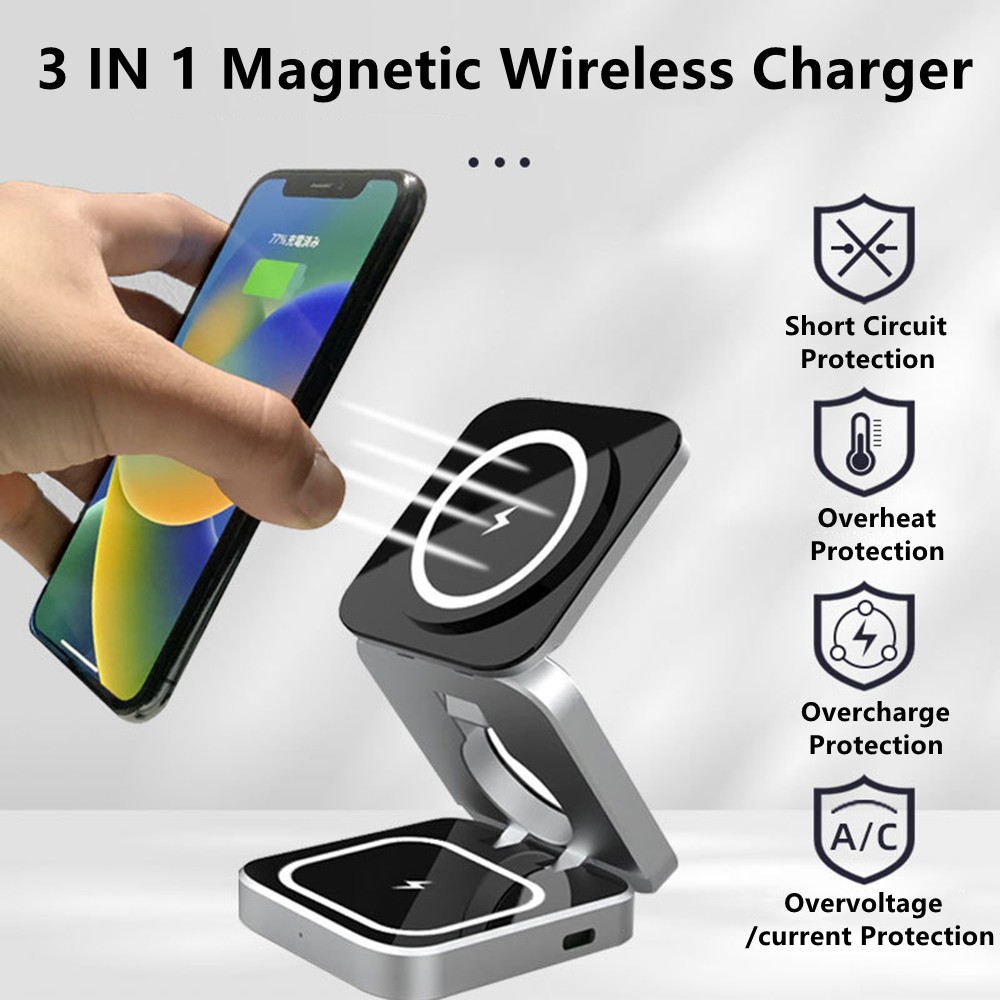 Foldable Magnetic Wireless Cha - Smartwatch Watches For Iphone avis et prix