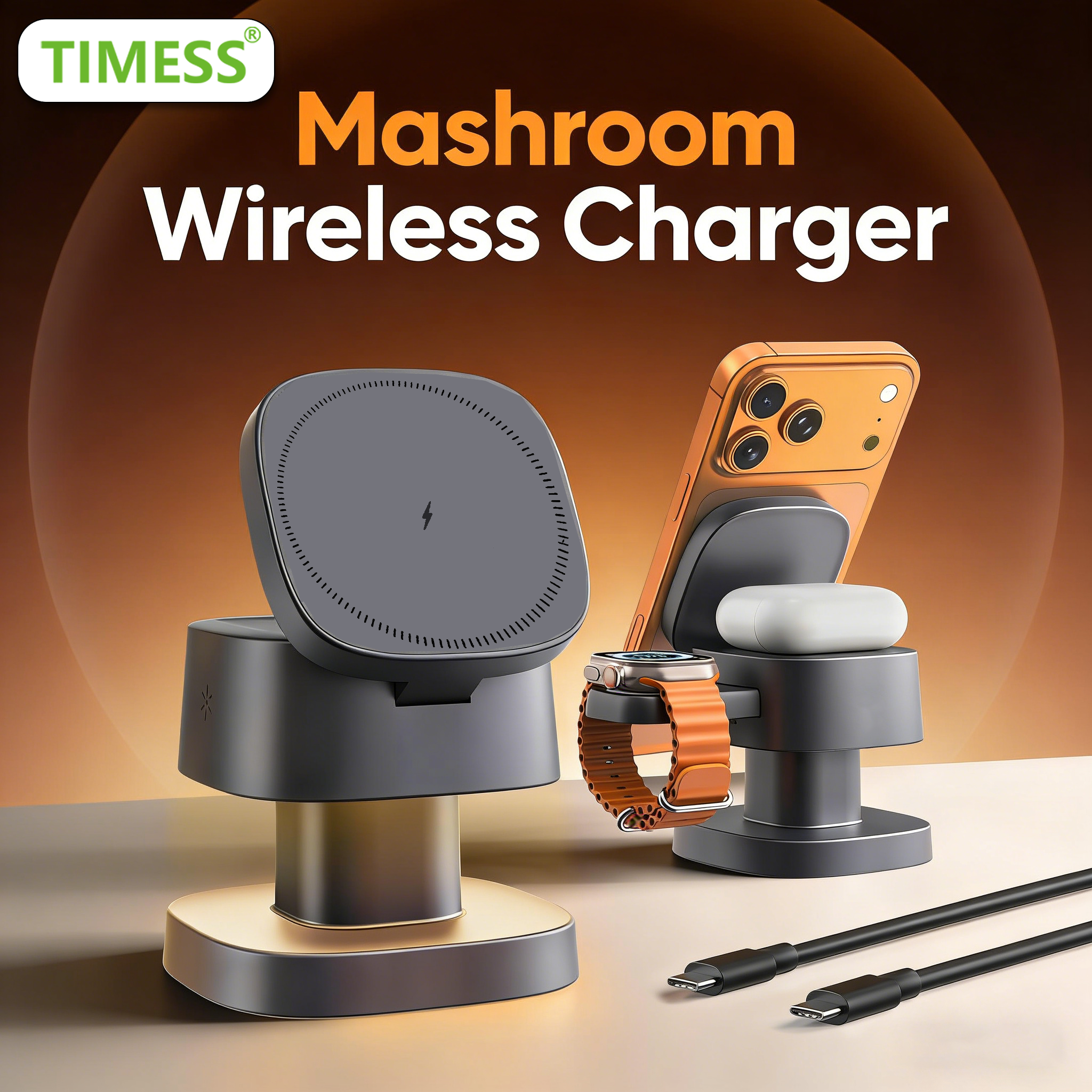 TIMESS Night Light Mashroom Wi - Smartwatch Watches For Iphone avis et prix