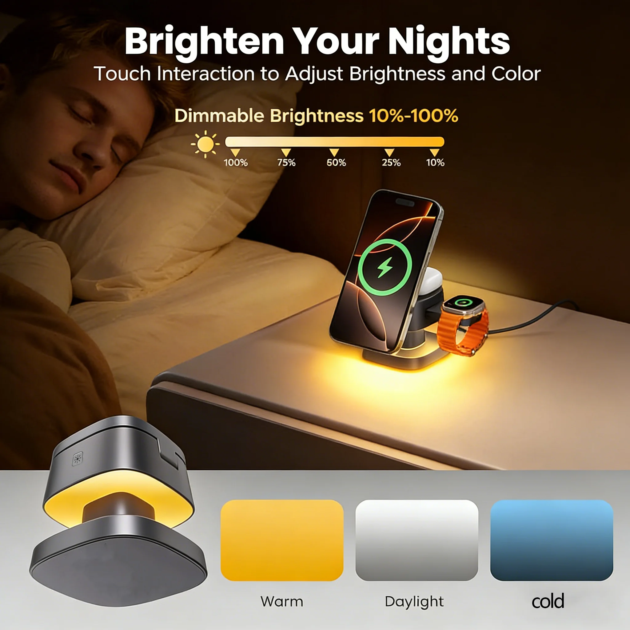 TIMESS Night Light Mashroom Wi - Smartwatch Watches For Iphone avis et prix