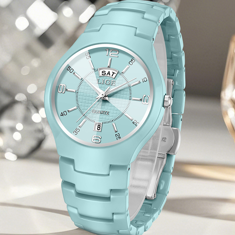 LIGE Women's wristwatch luxury - Luxury Ceramic Watch avis et prix