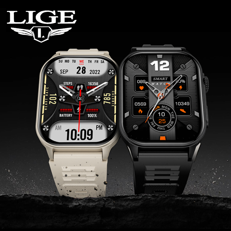 LIGE Smart Watch for Men 3ATM  - Smartwatch Latest Watches For Men avis et prix