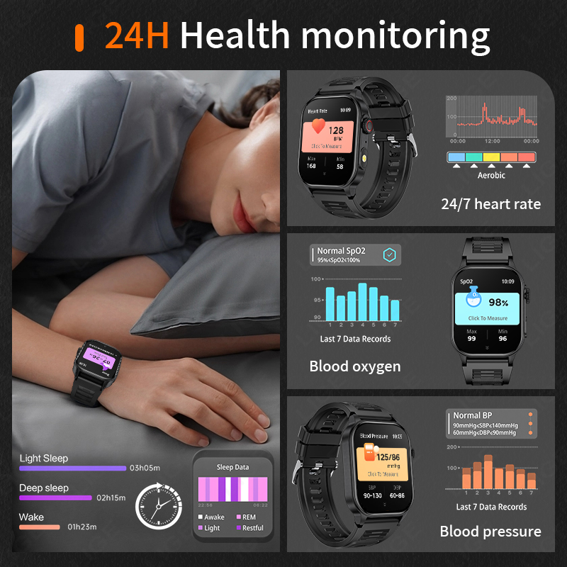 LIGE Smart Watch for Men 3ATM  - Smartwatch Latest Watches For Men avis et prix