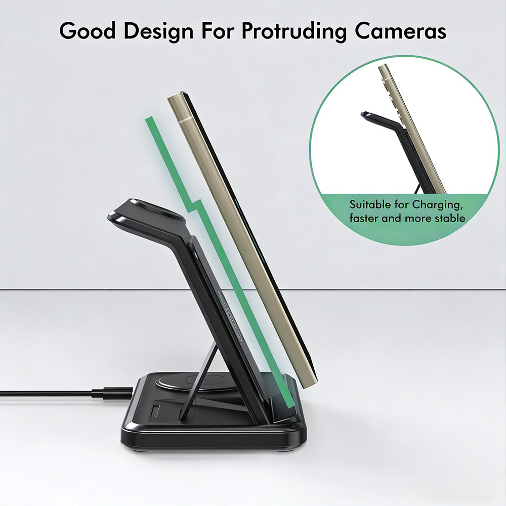 3 in 1 Wireless Charger Stand  - Smartwatch Watches For Iphone avis et prix